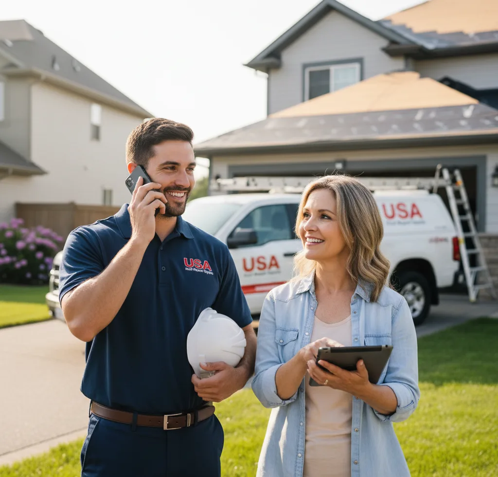 USA Roof Repair Experts customer support in Shelbyville